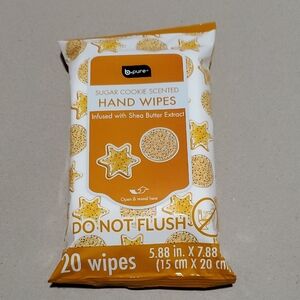 ‼️5/$25‼️ Sugar Cookie Scented Hand Wipes - New Sealed